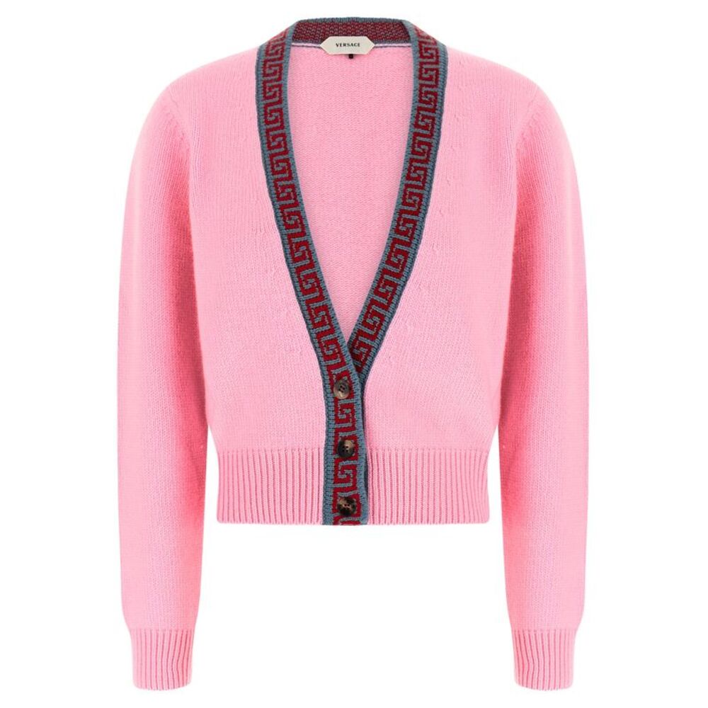 Versace Women Wool And Cashmere Cardigan